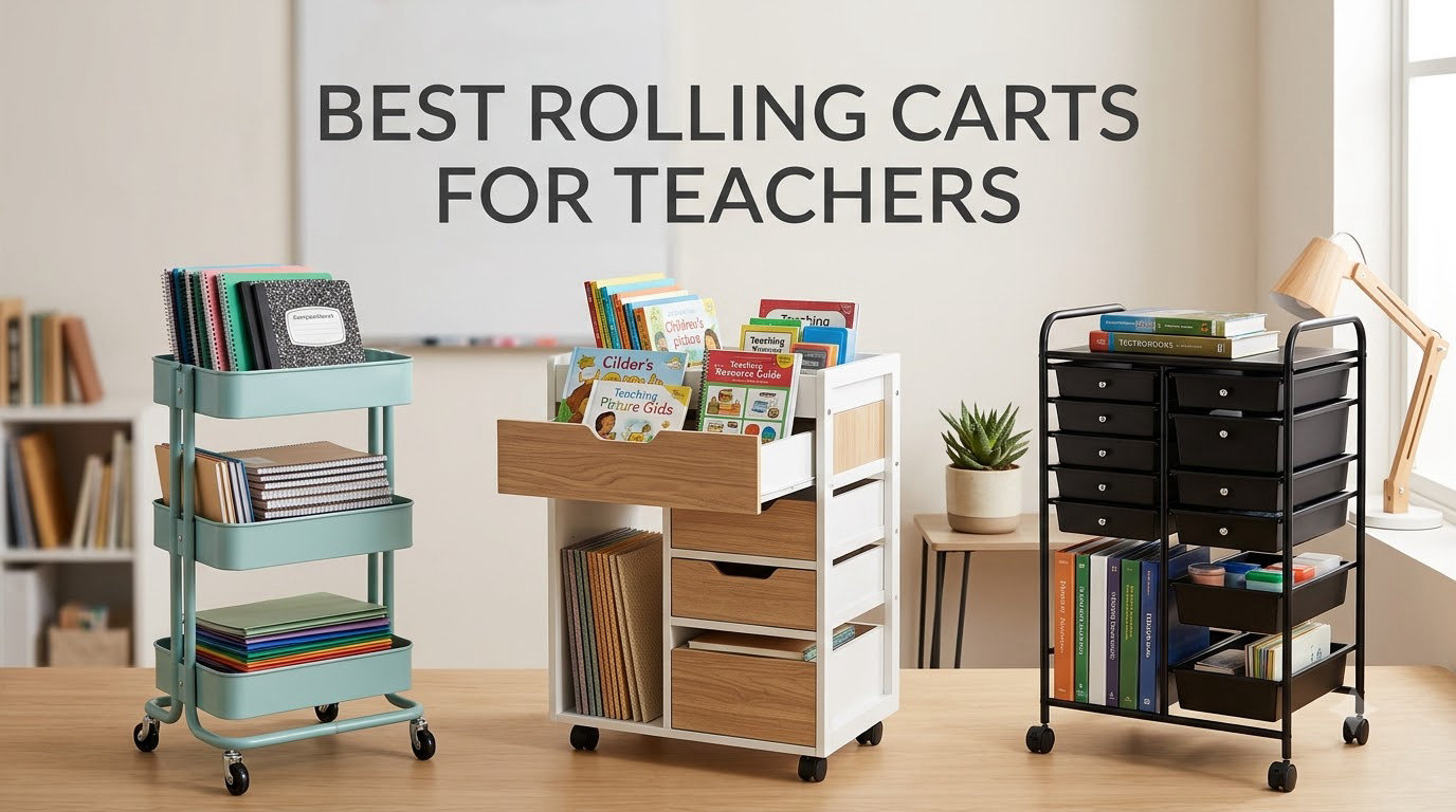 best rolling carts for teachers
