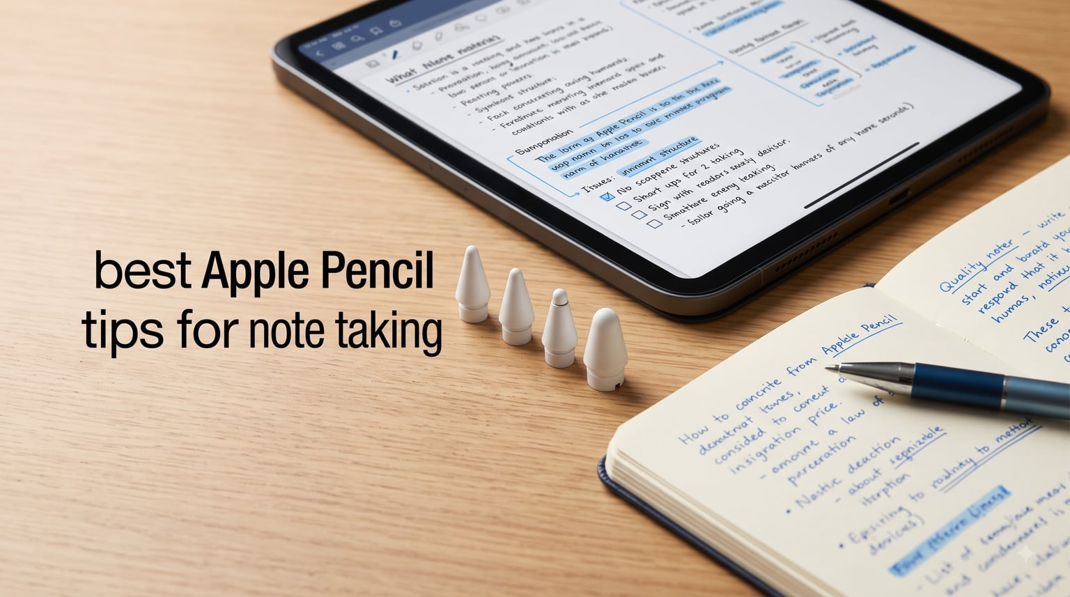 best Apple Pencil tips for note taking