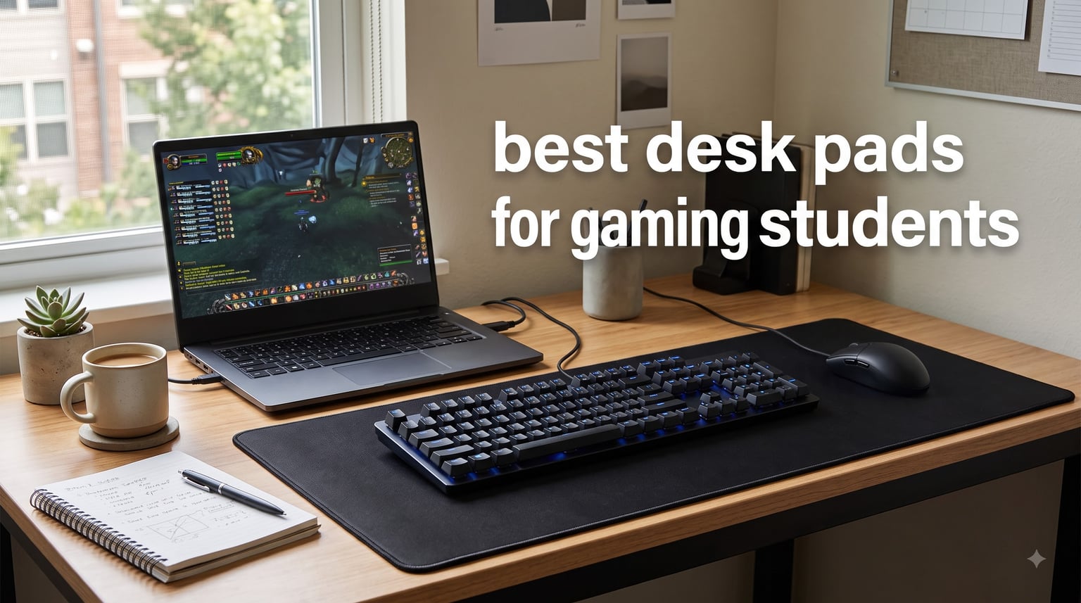 best desk pads for gaming students
