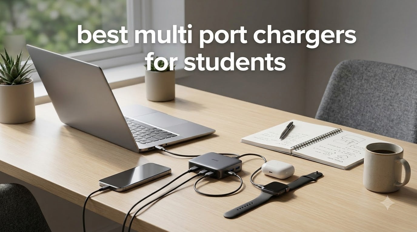 best multi port chargers for students