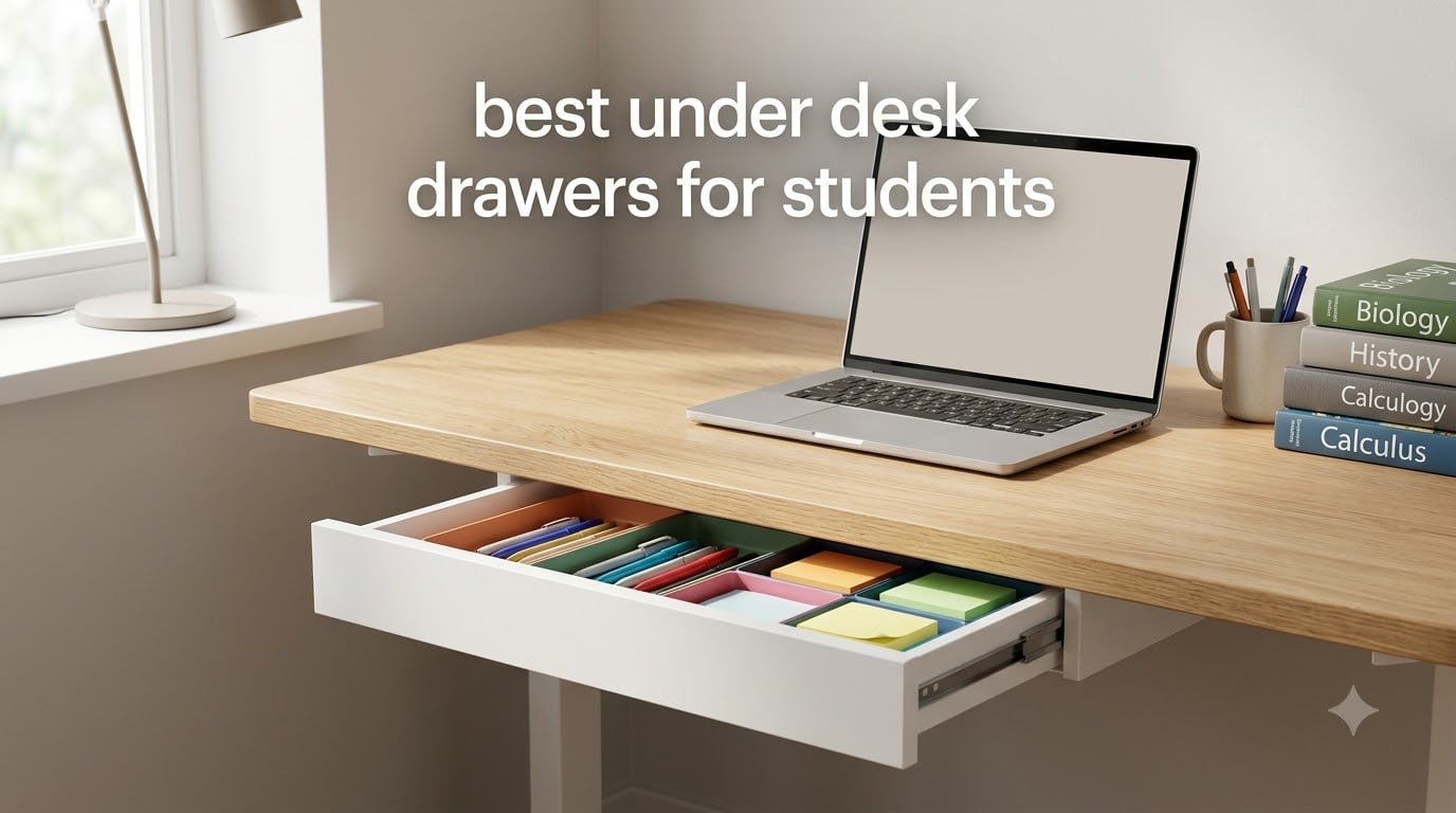 best under desk drawers for students