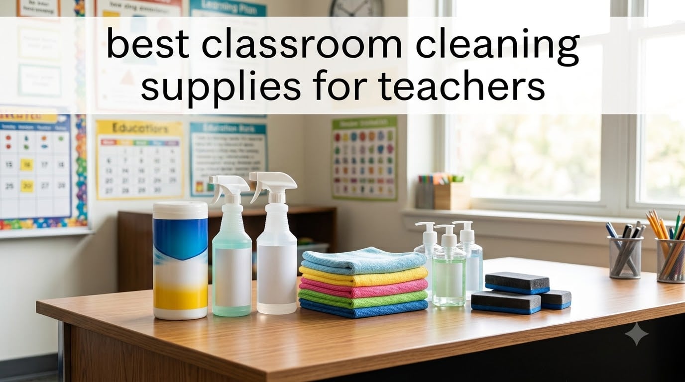 best classroom cleaning supplies for teachers