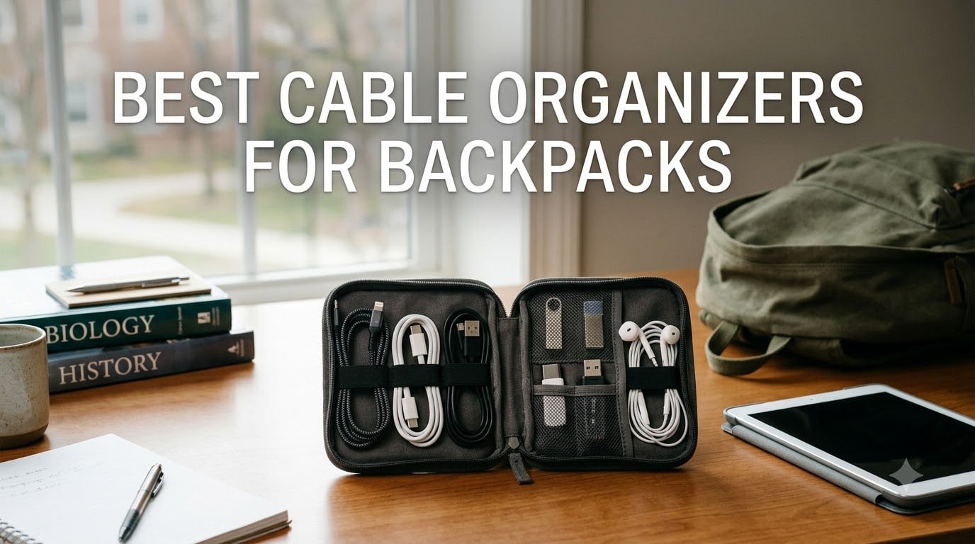 best cable organizers for backpacks