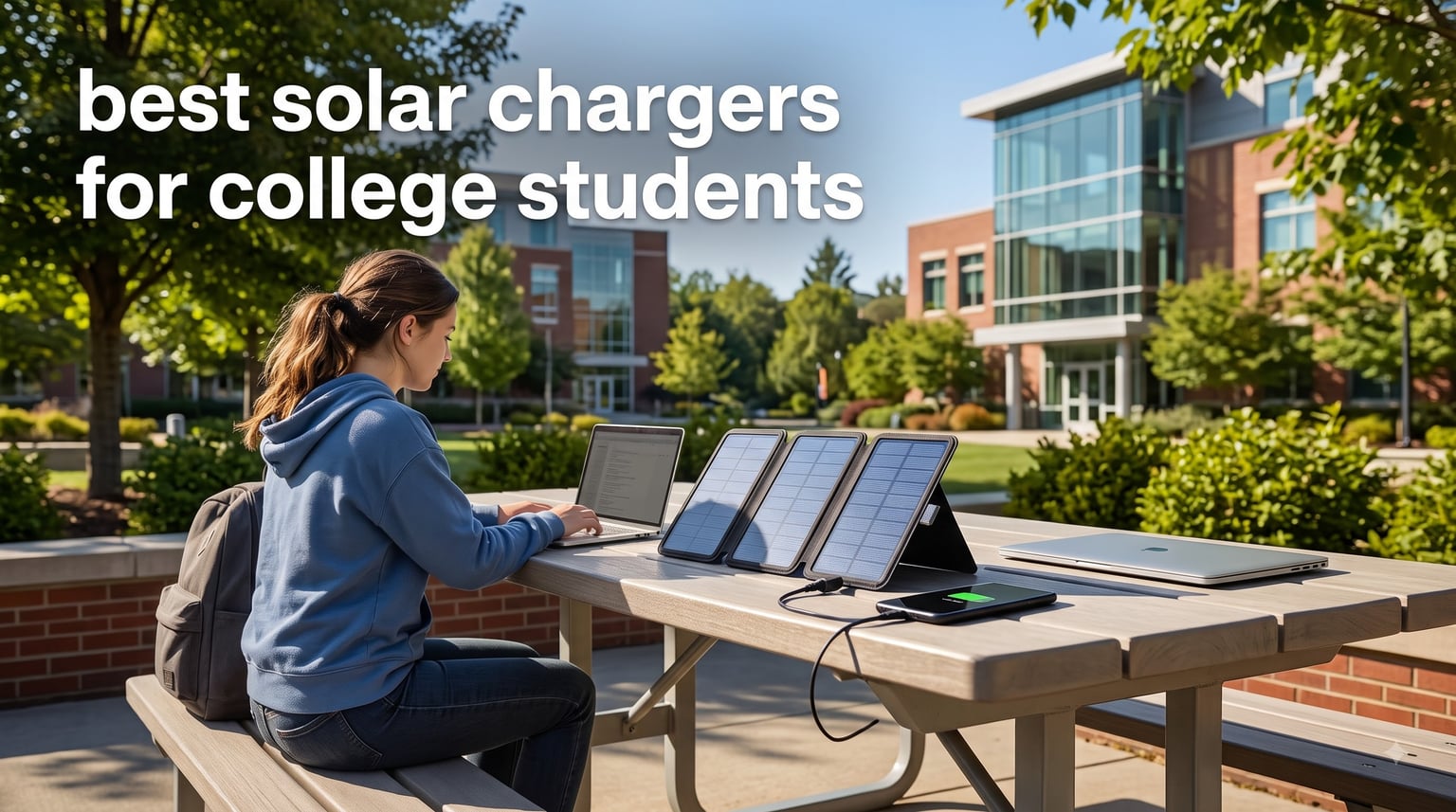 best solar chargers for college students