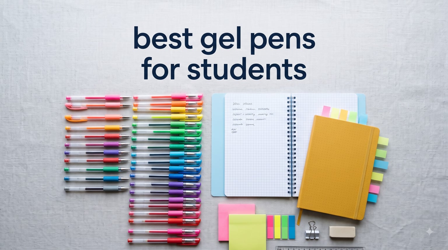 best gel pens for students