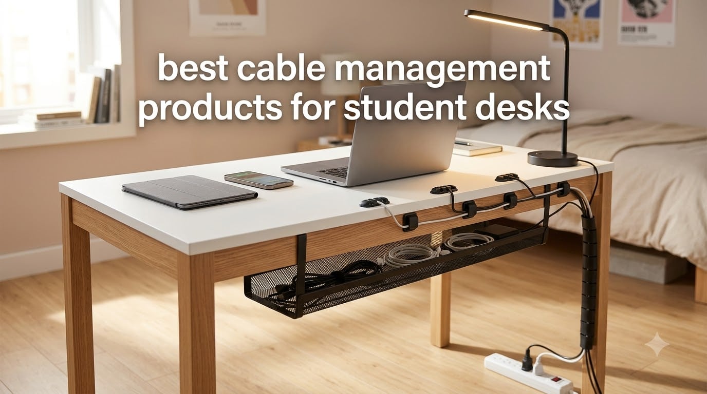 best cable management products for student desks
