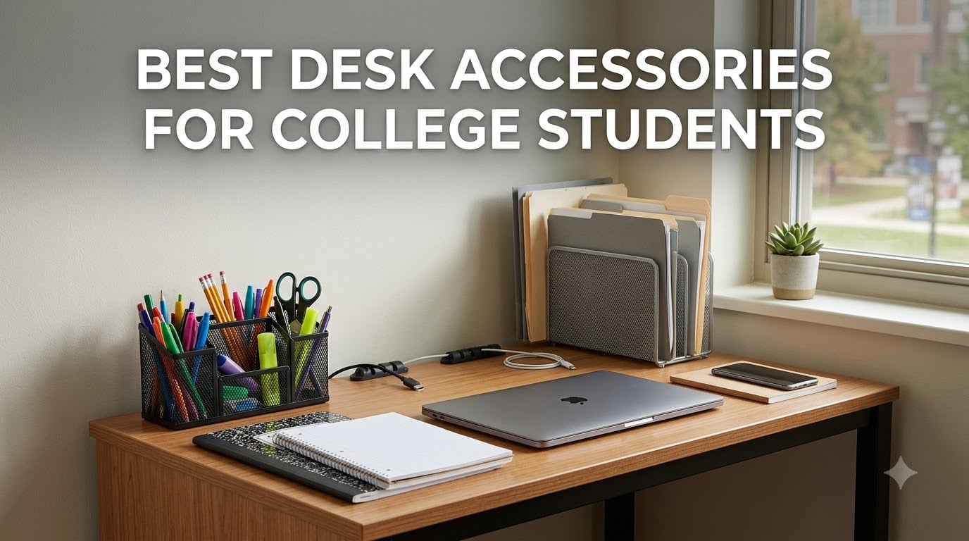 best desk accessories for college students