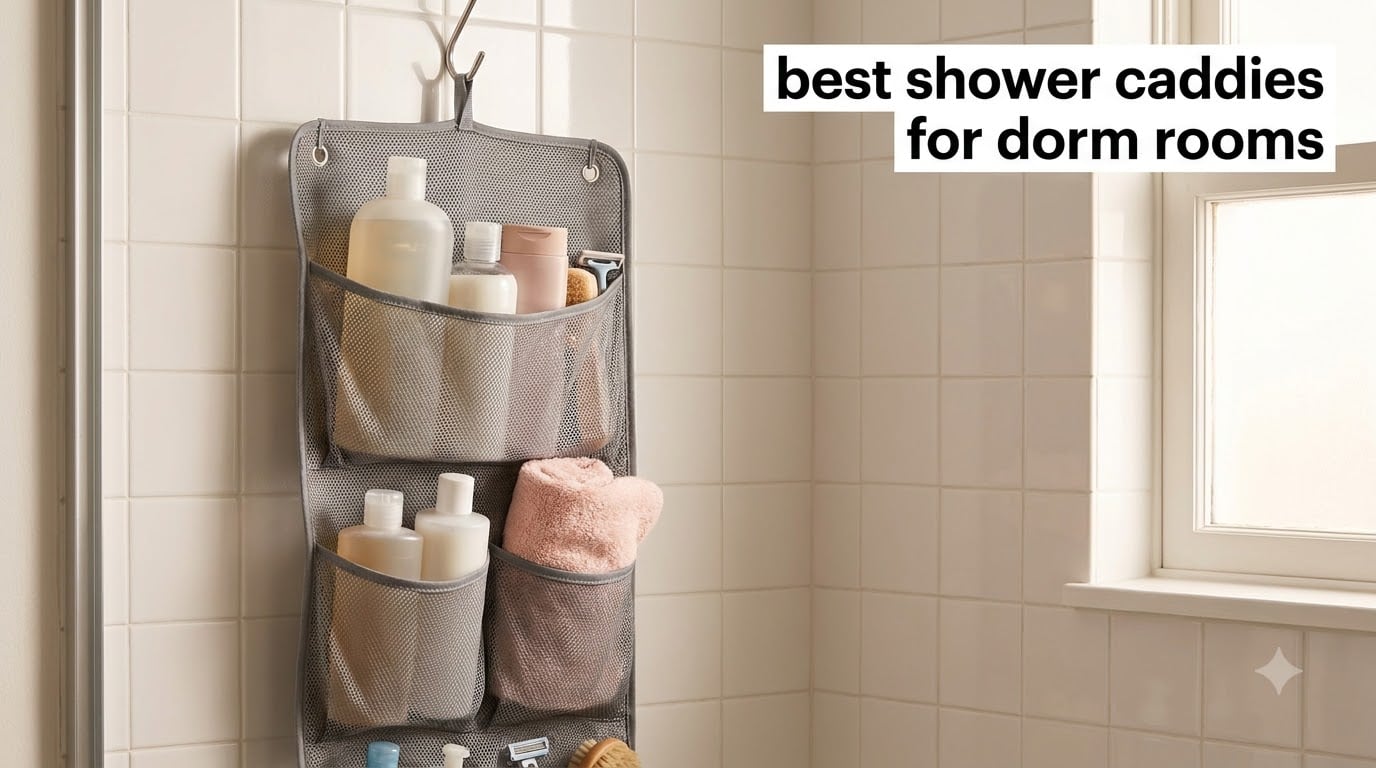 best shower caddies for dorm rooms
