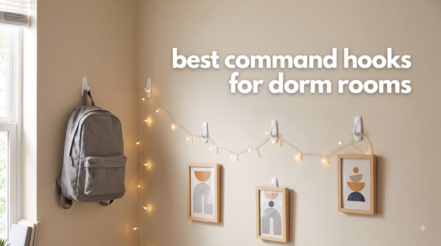 best command hooks for dorm rooms
