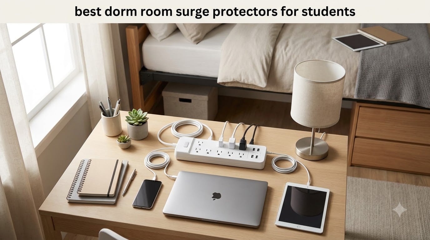 best dorm room surge protectors for students