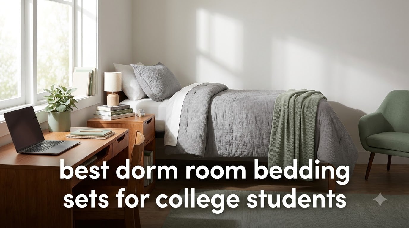 best dorm room bedding sets for college students