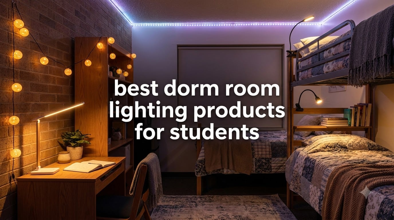 best dorm room lighting products for students