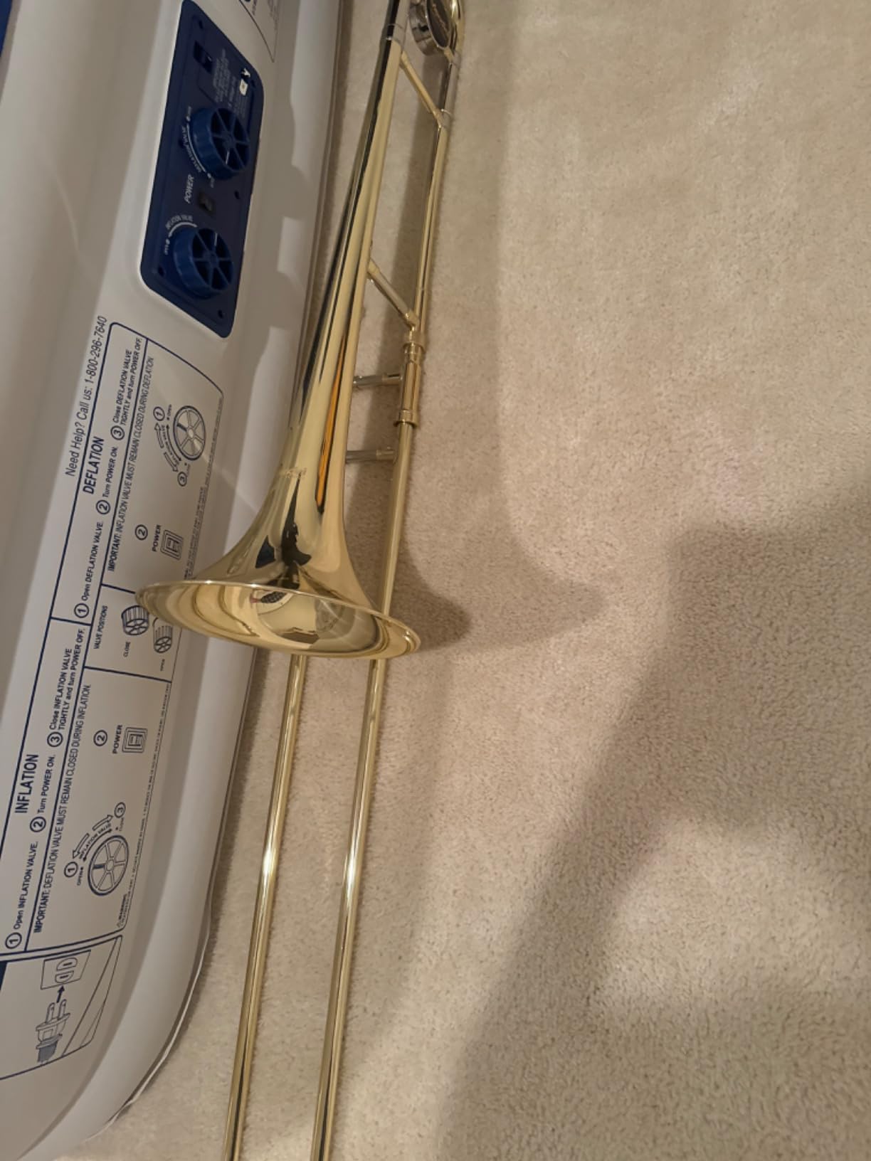 Mendini by Cecilio Brass Plated Bb Tenor Slide Trombone Kit - Gold customer photo 1