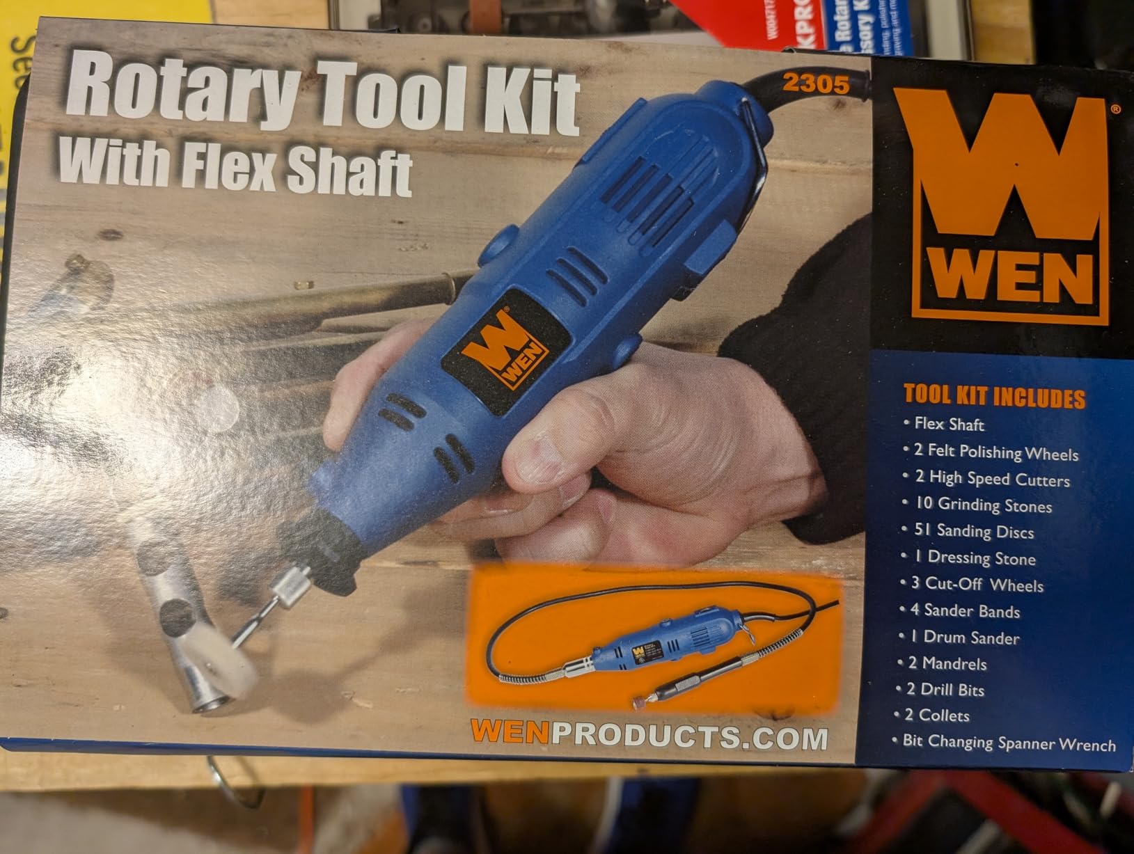 WEN 2305 Rotary Tool Kit with Flex Shaft customer photo 1