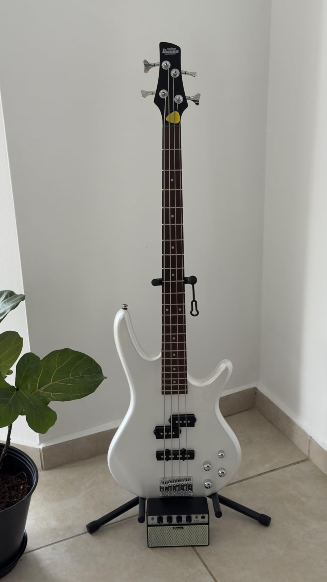 Ibanez Gio GSR200PW Bass Guitar - Pearl White customer photo 2