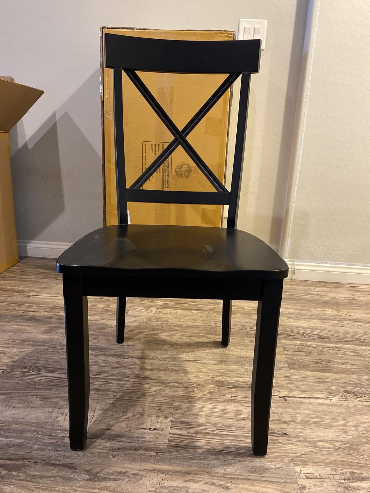 Homestyles Blair Black Dining Chairs, Set of 2 customer photo 2