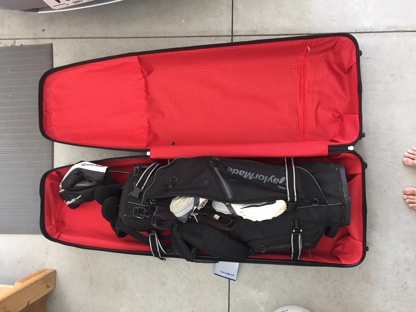 Samsonite Tour Deluxe Golf Hard Case Travel Bag customer photo 2