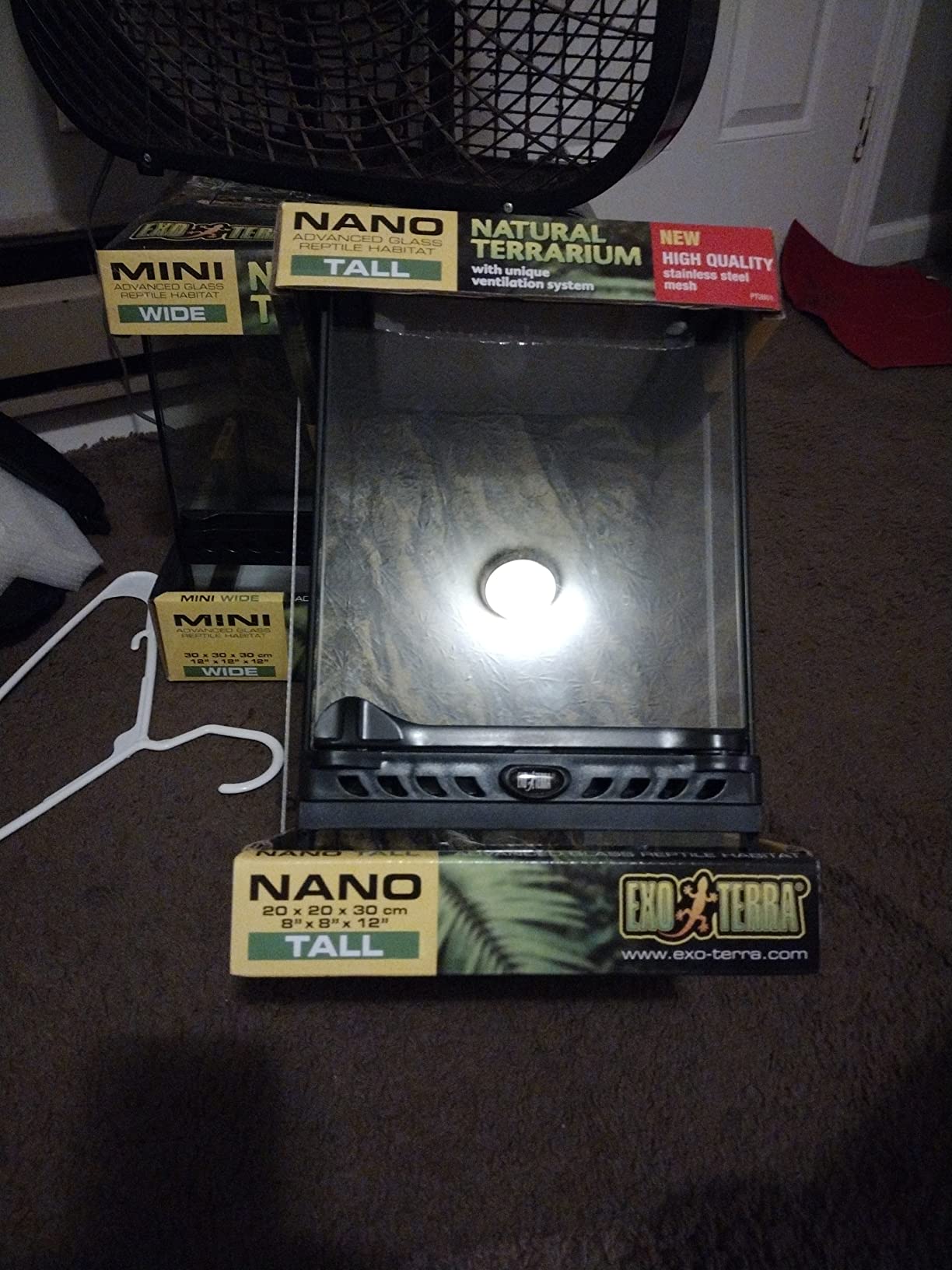 Exo Terra Glass Nano Terrarium Kit, 8 x 8 x 12 Inches customer photo 2