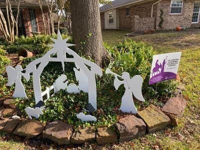 Outdoor Nativity Set. Weatherproof Outdoor Nativity Scene Christmas Decor for Yards & Lawns. Made in USA, Durable Materials, Simple Assembly, Compact Storage. White. Solid Plastic customer photo 1