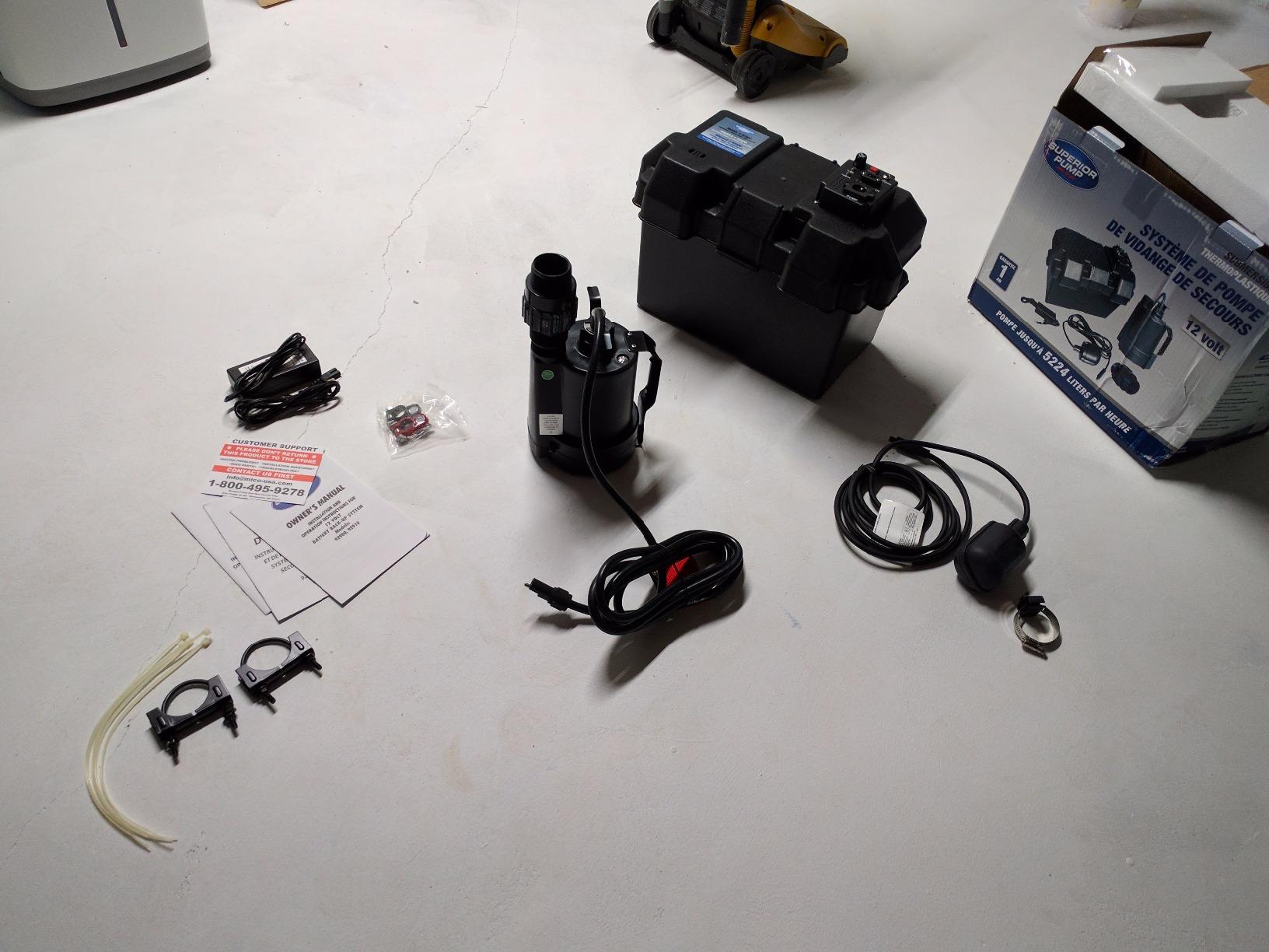 Superior Pump 92900 12V Battery Back Up Submersible Sump Pump with Tethered Switch customer photo 2