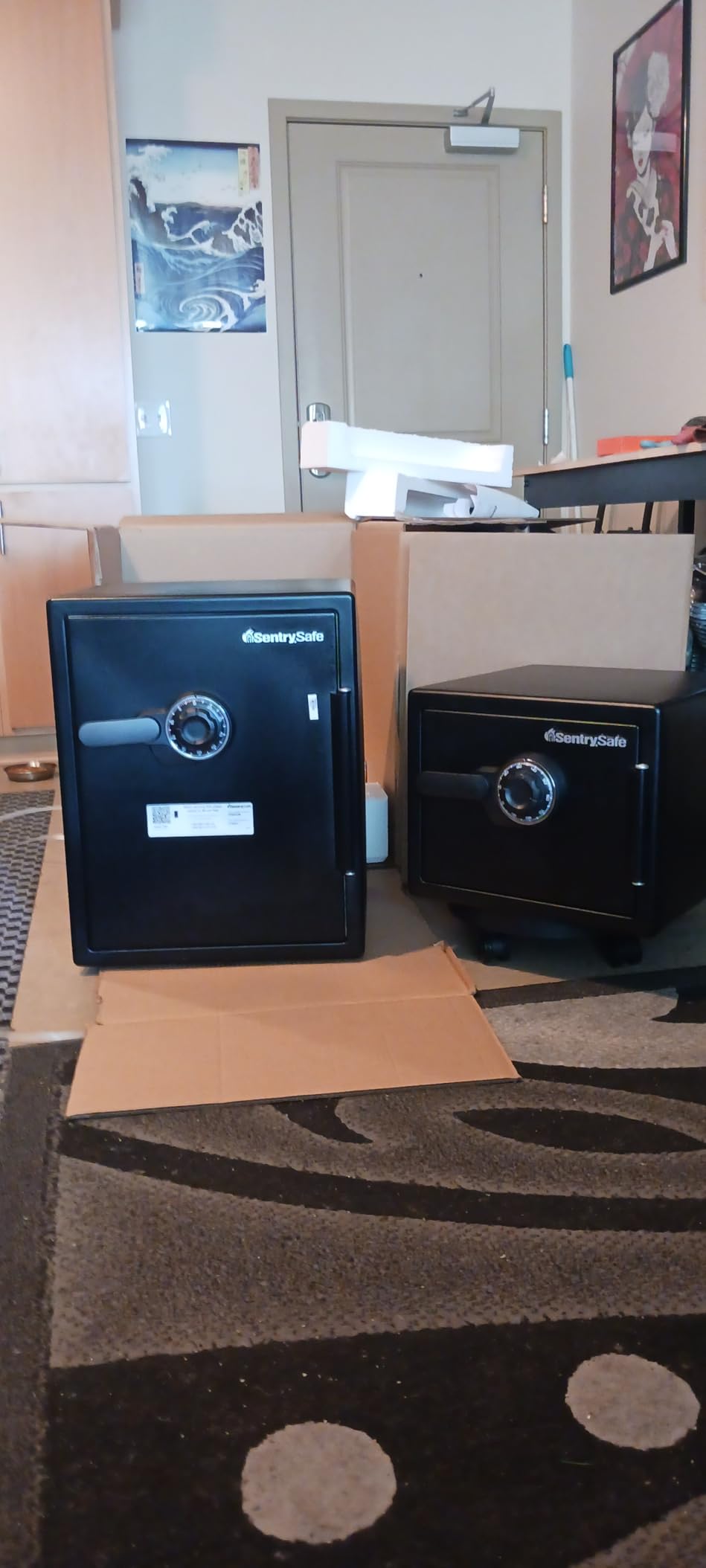 SentrySafe Fireproof Waterproof Safe Dial Comboination 1.23 Cu Ft SFW123DSB customer photo 1
