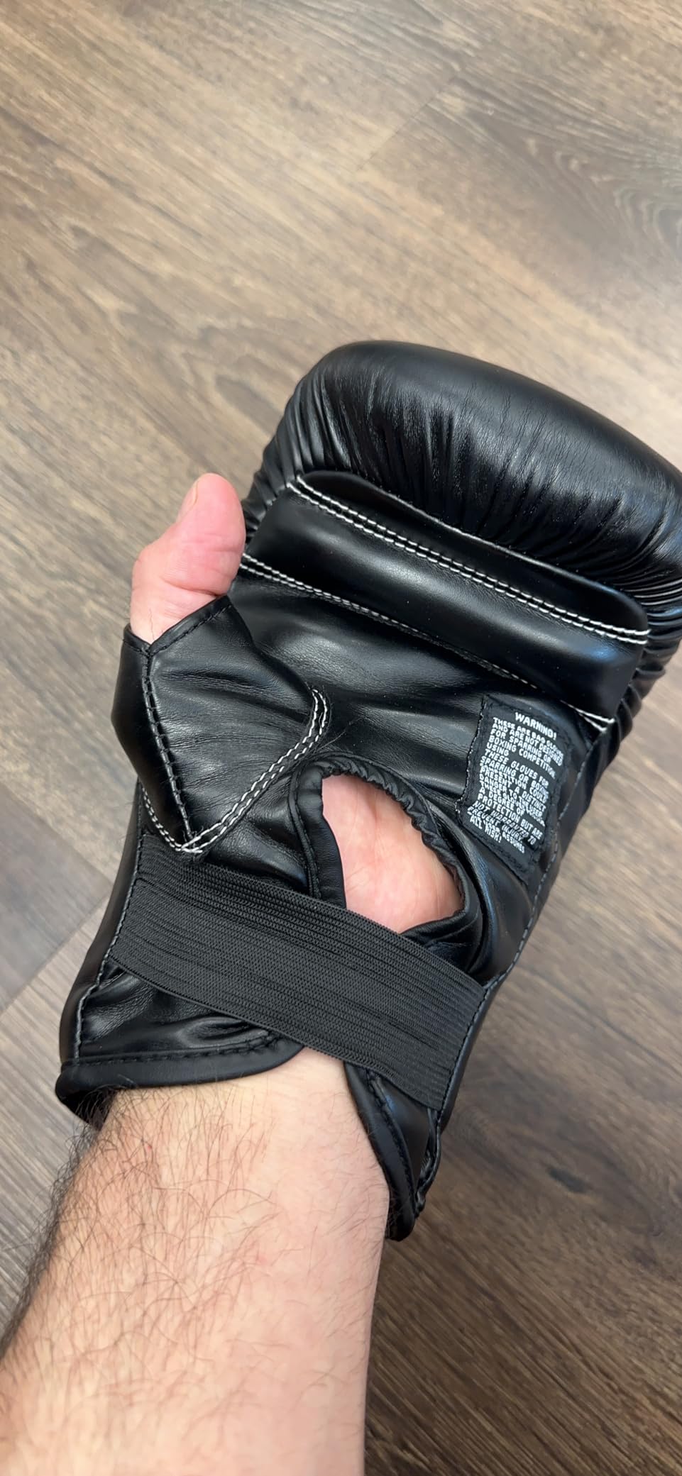Ringside Econo Boxing Bag Gloves for Heavy Bag & Mitts, Black customer photo 2