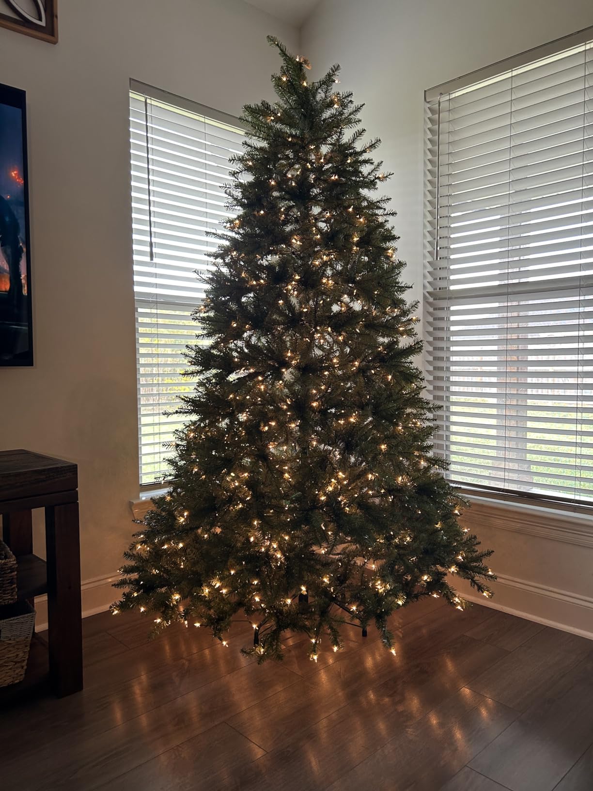 National Tree Company 9ft Pre-Lit Dunhill Fir Artificial Christmas Tree customer photo 2