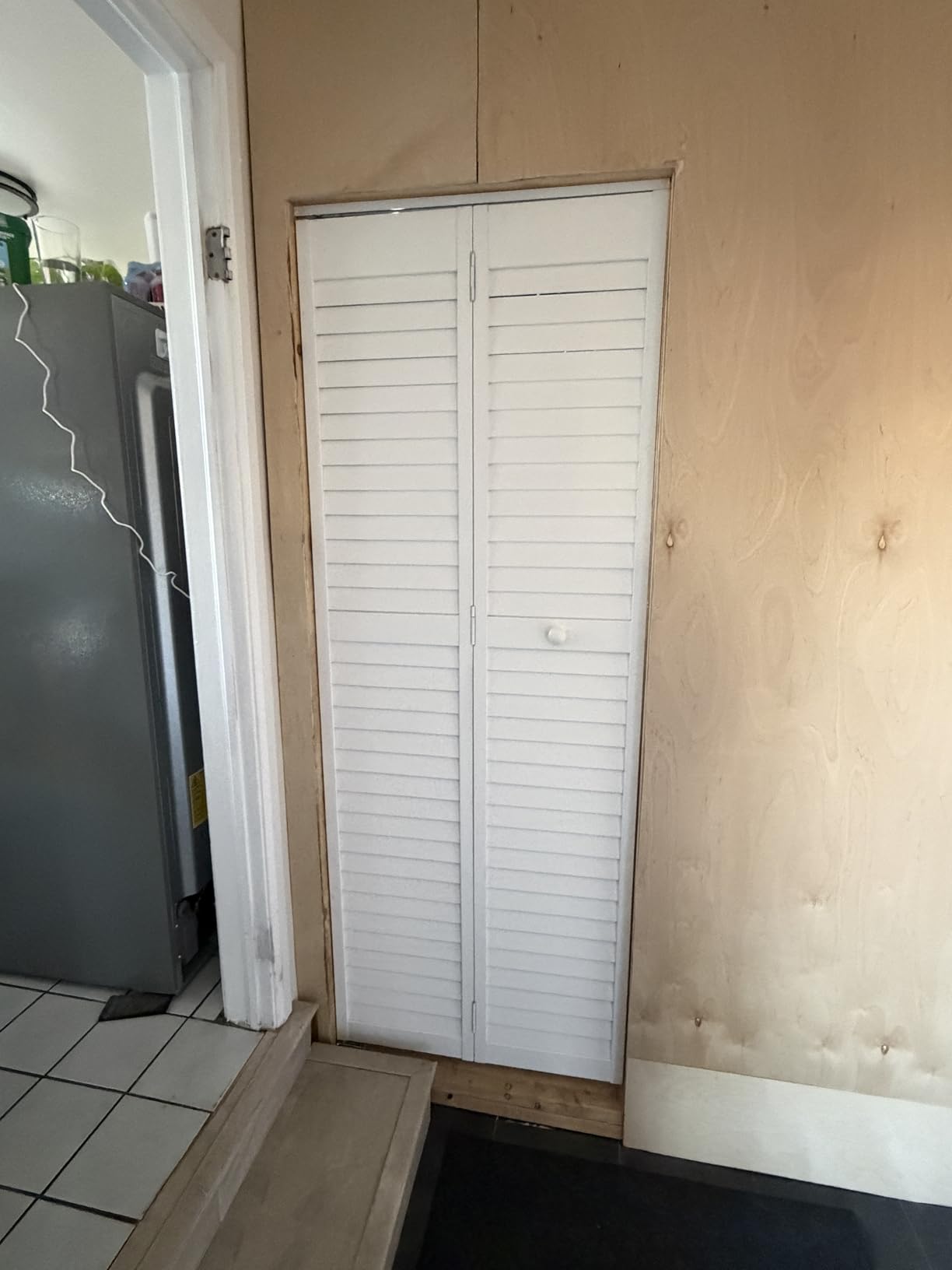 Kimberly Bay Bi-fold Door Louver Louver Plantation Primed White (36x80) customer photo 2