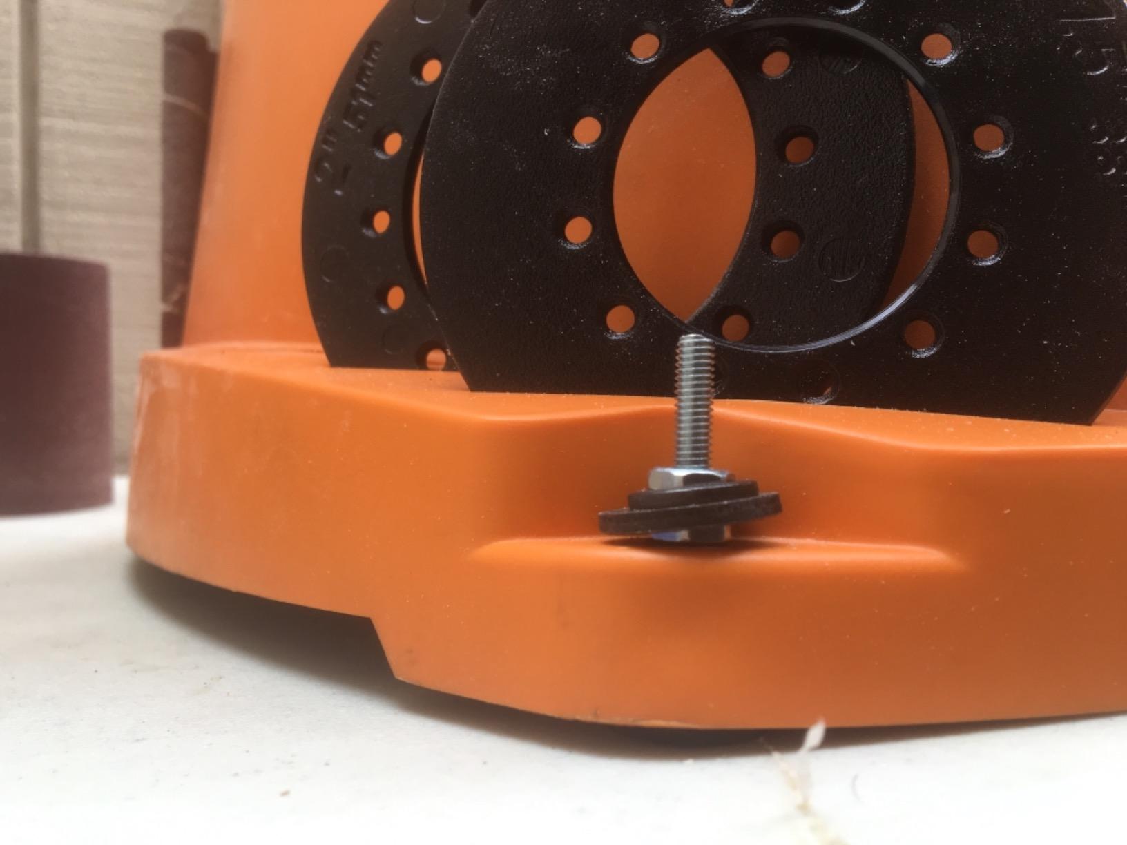 Triton TSPS450 3.5Amp Cast Iron Top Oscillating Spindle Sander, Orange customer photo 1