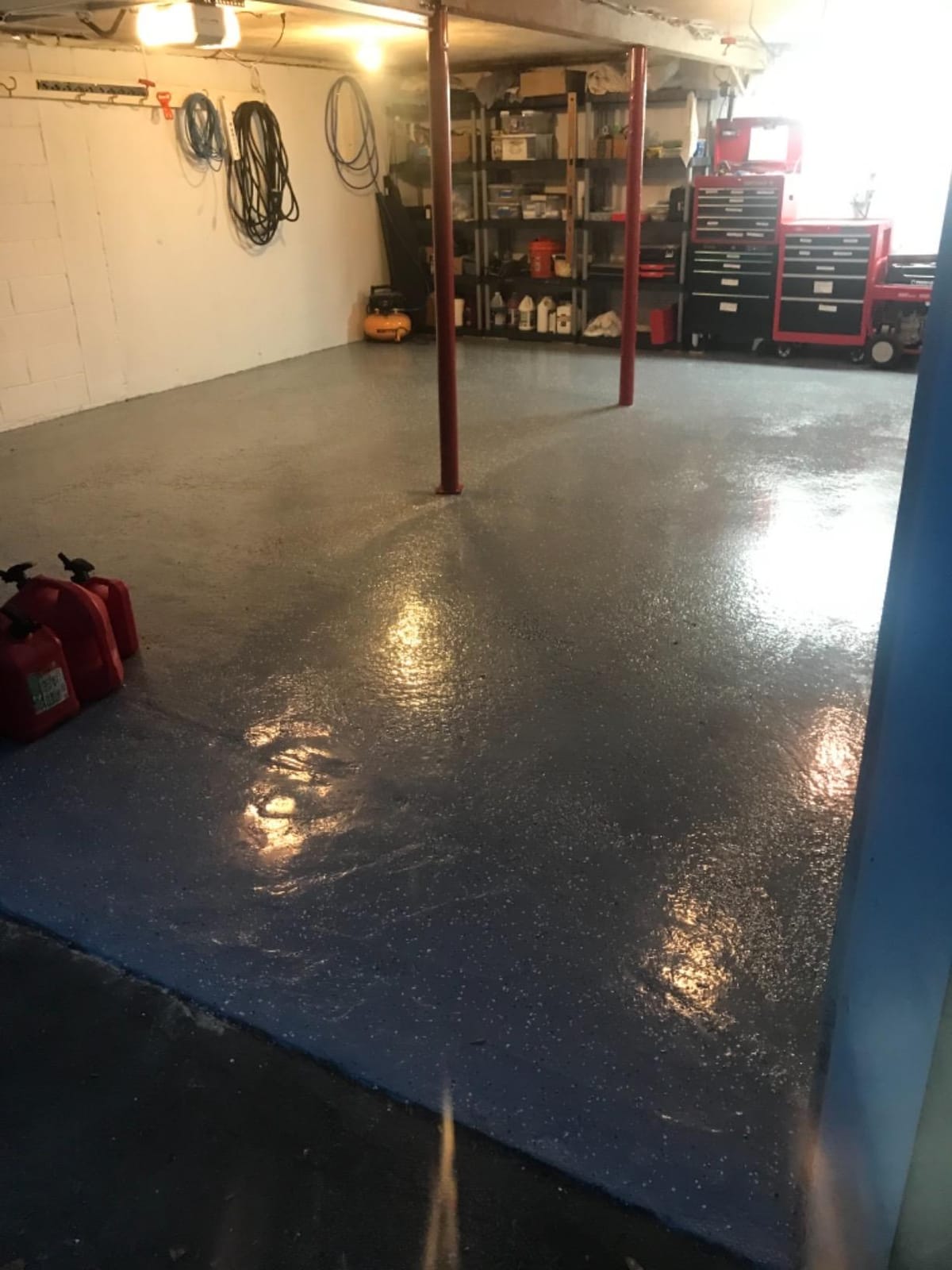 Epoxy Floor Kit – Good Full Kit – Clear Coating with High Gloss Finish – Covers 500 sq. ft. at 9.7 mils Thickness – Ideal for Garage, Basement, Concrete Floors, and More customer photo 1