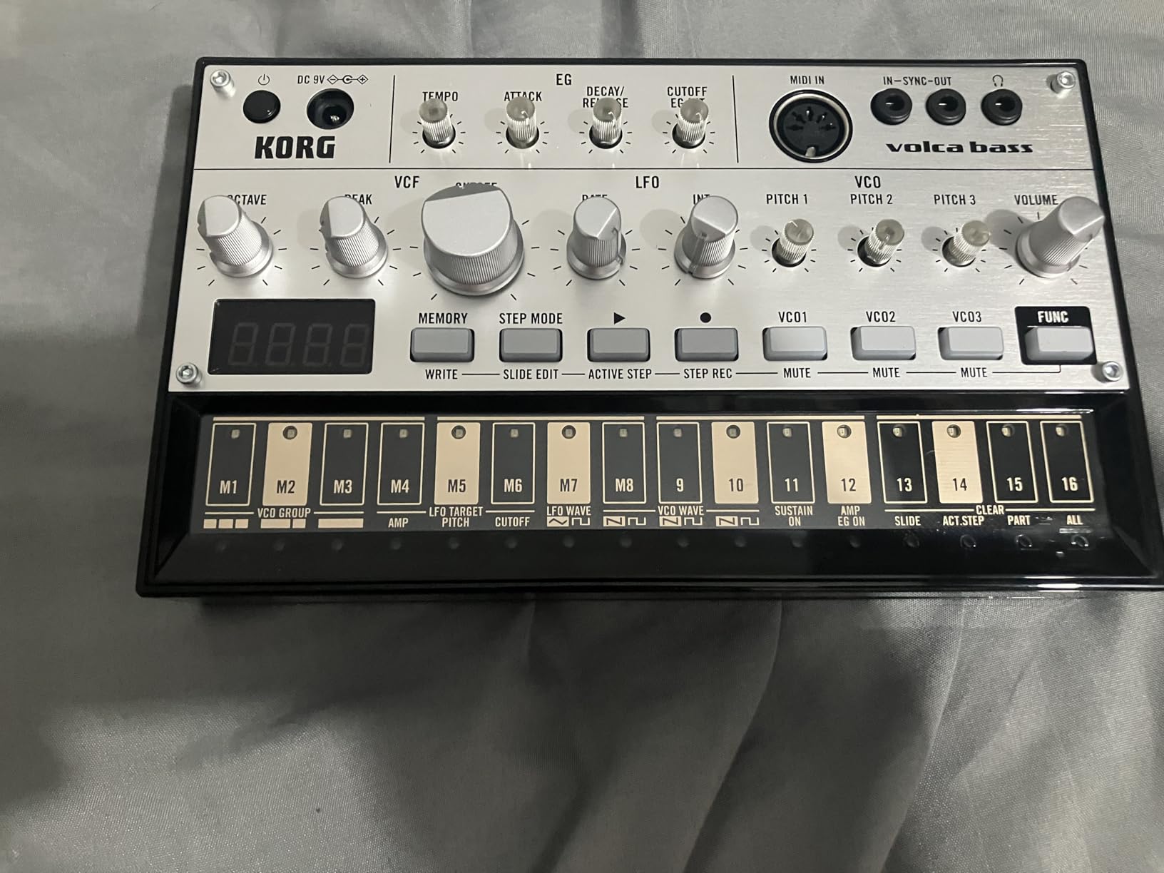 Korg Volca Bass Analog Synthesizer w/ Three Oscillators and 16-step Sequencer customer photo 2