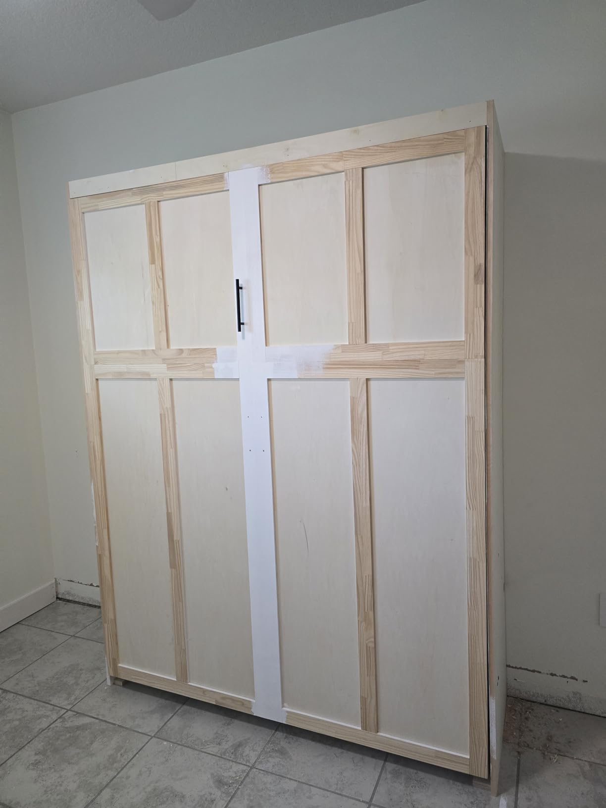Create-A-Bed Queen Size Deluxe Murphy Bed Kit, Vertical customer photo 2