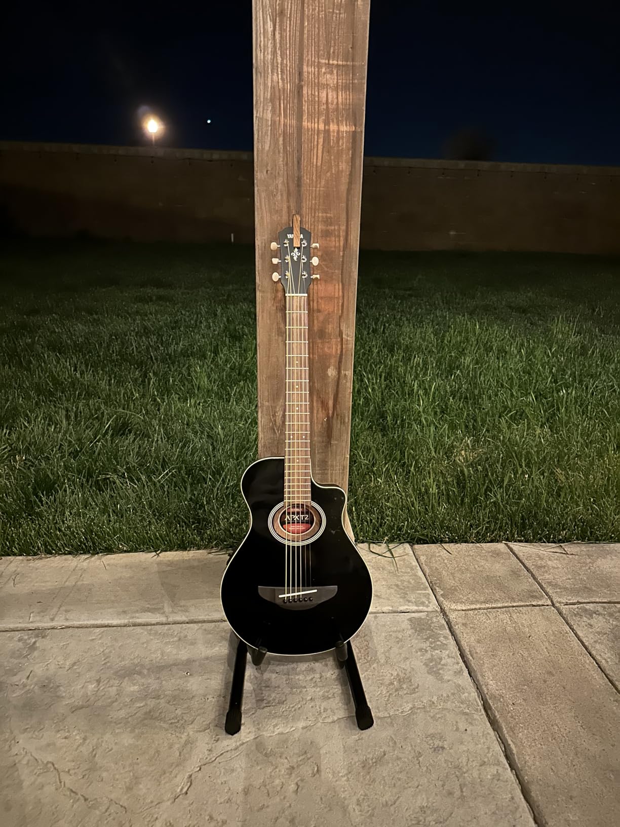 Yamaha APXT2 3/4-Size Acoustic-Electric Guitar - Black customer photo 1