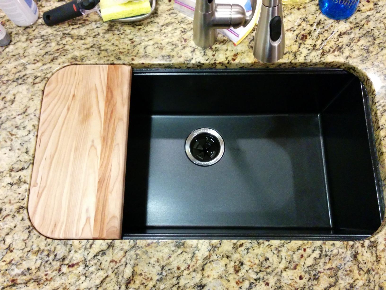 KRAUS Black Onyx 31 in Undermount Granite Kitchen Sink KGU-413B customer photo 2