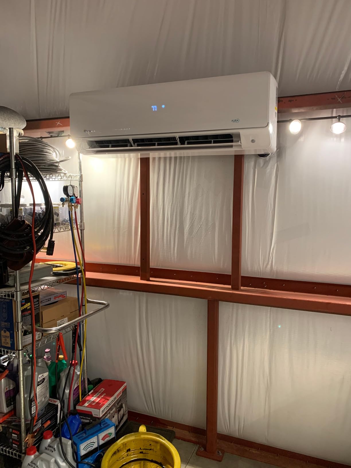 Senville AURA Mini Split Air Conditioner, Heat Pump, White, 24000 BTU customer photo 2