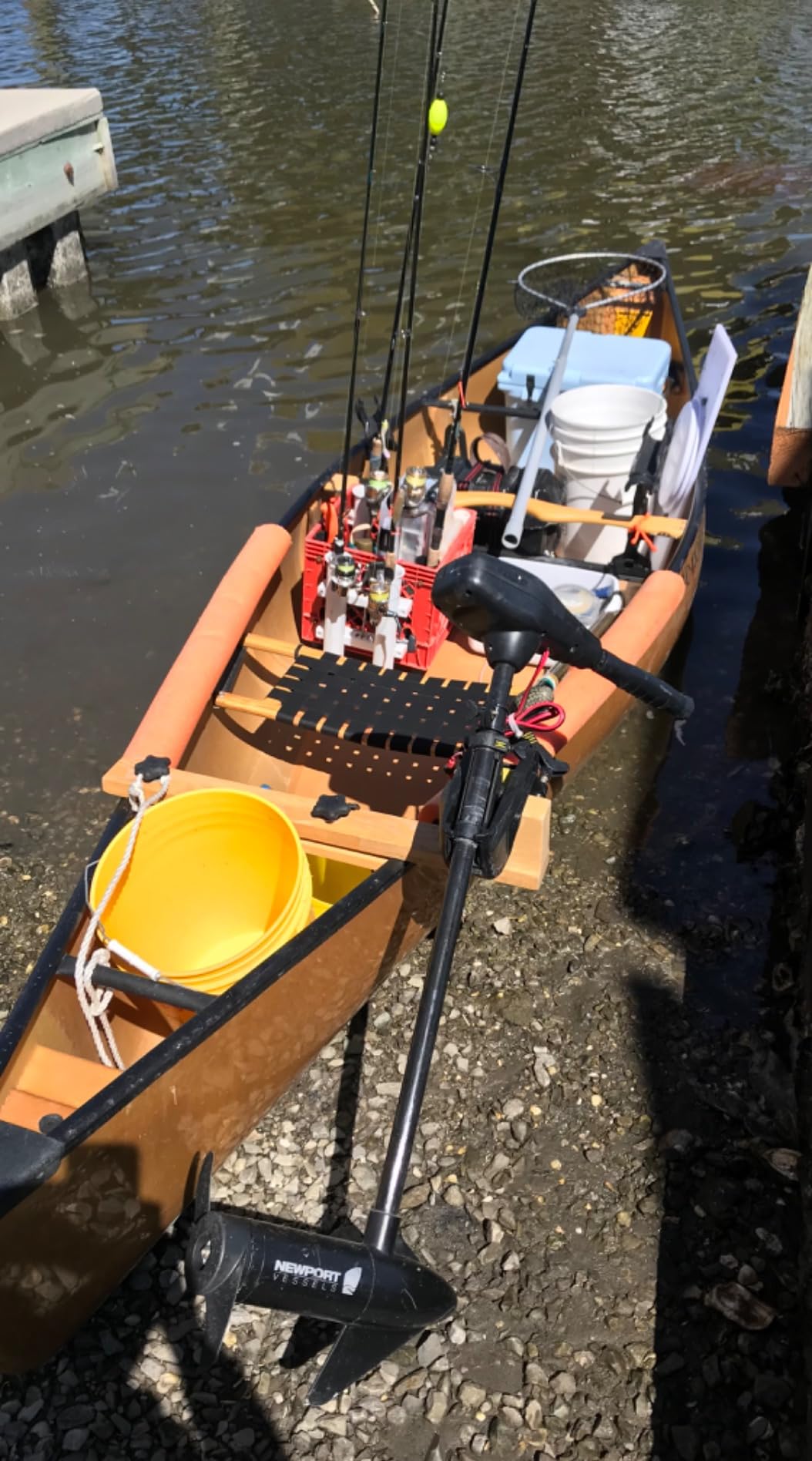 Newport NV-Series Thrust Saltwater Transom Mounted Trolling Electric Trolling Motor w/LED Battery Indicator customer photo 2