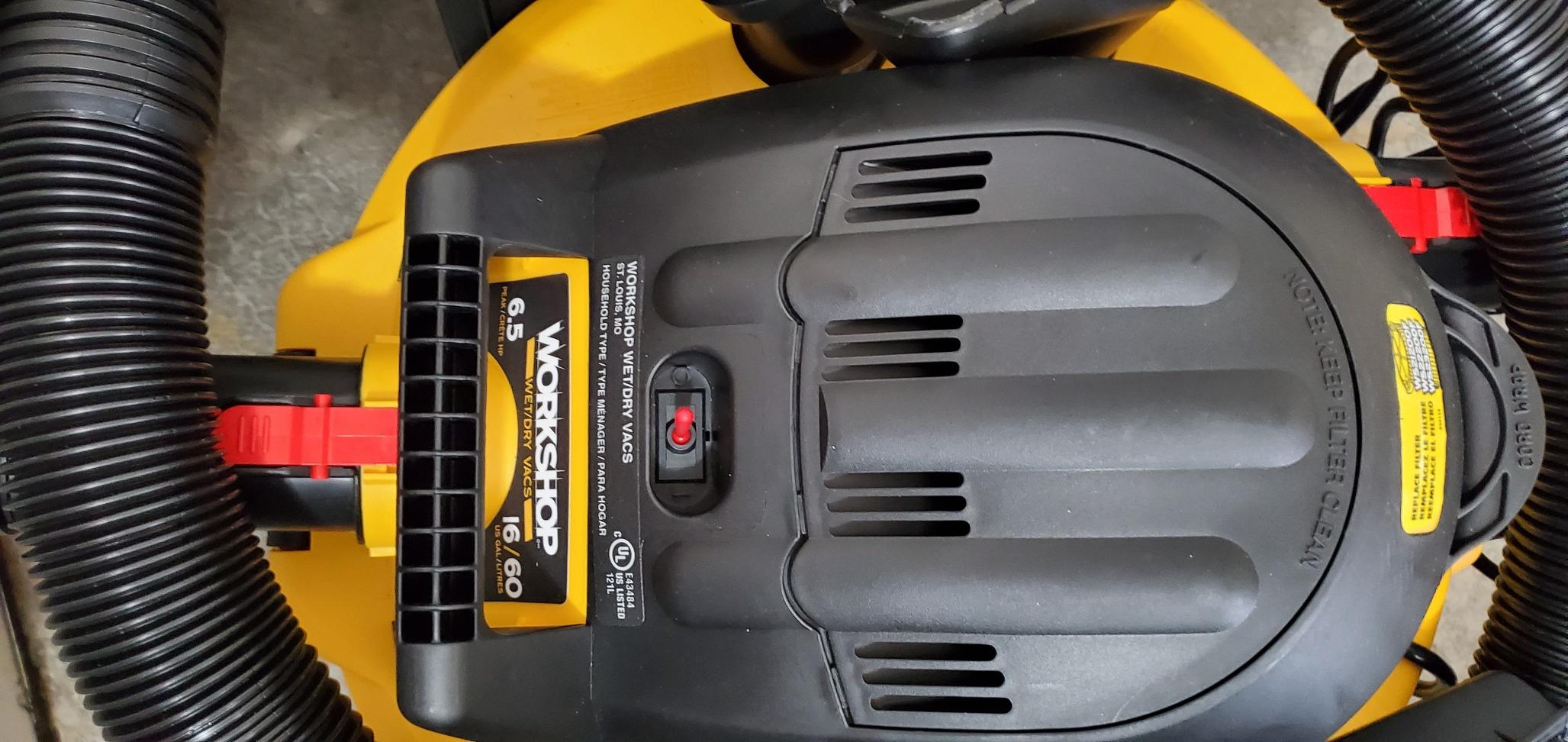 WORKSHOP Wet/Dry Vacs WS1600VA 16-Gallon 6.5 Peak HP Wet Dry Vacuum Cleaner customer photo 1