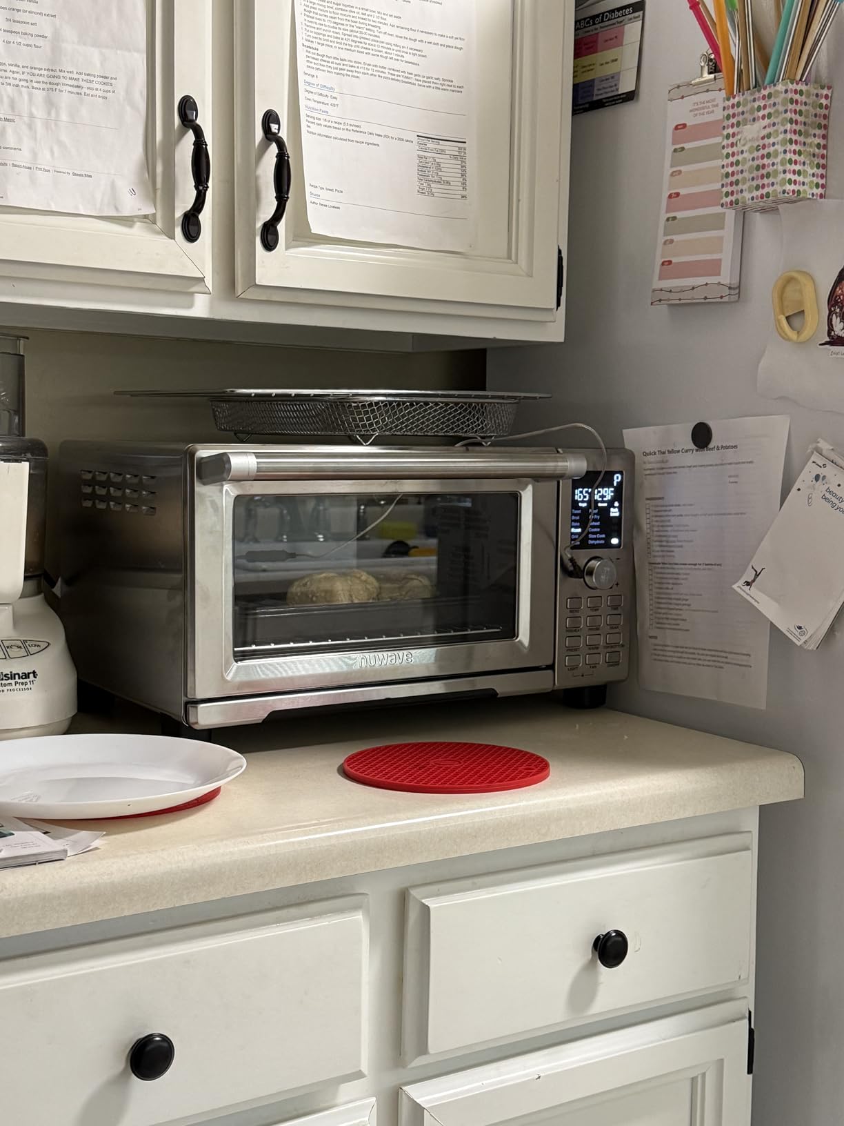 Nuwave Bravo 30 QT Smart Air Fryer Toaster Oven, 2026 New Convection System | 3X Faster & More Even, 90% Less Oil, Adjustable Top and Bottom Heaters, 12-in-1 Easy Cook, 50°-500°F, Brushed Stainless Steel customer photo 1