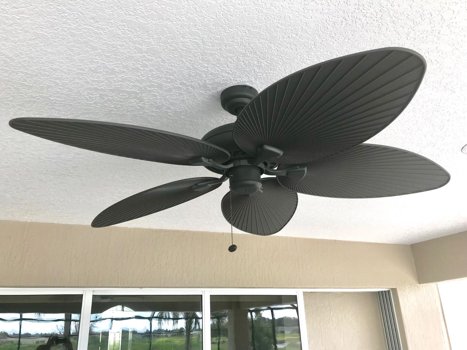 Honeywell Palm Island 52 Inch Tropical Indoor Outdoor Ceiling Fan, Bronze customer photo 1