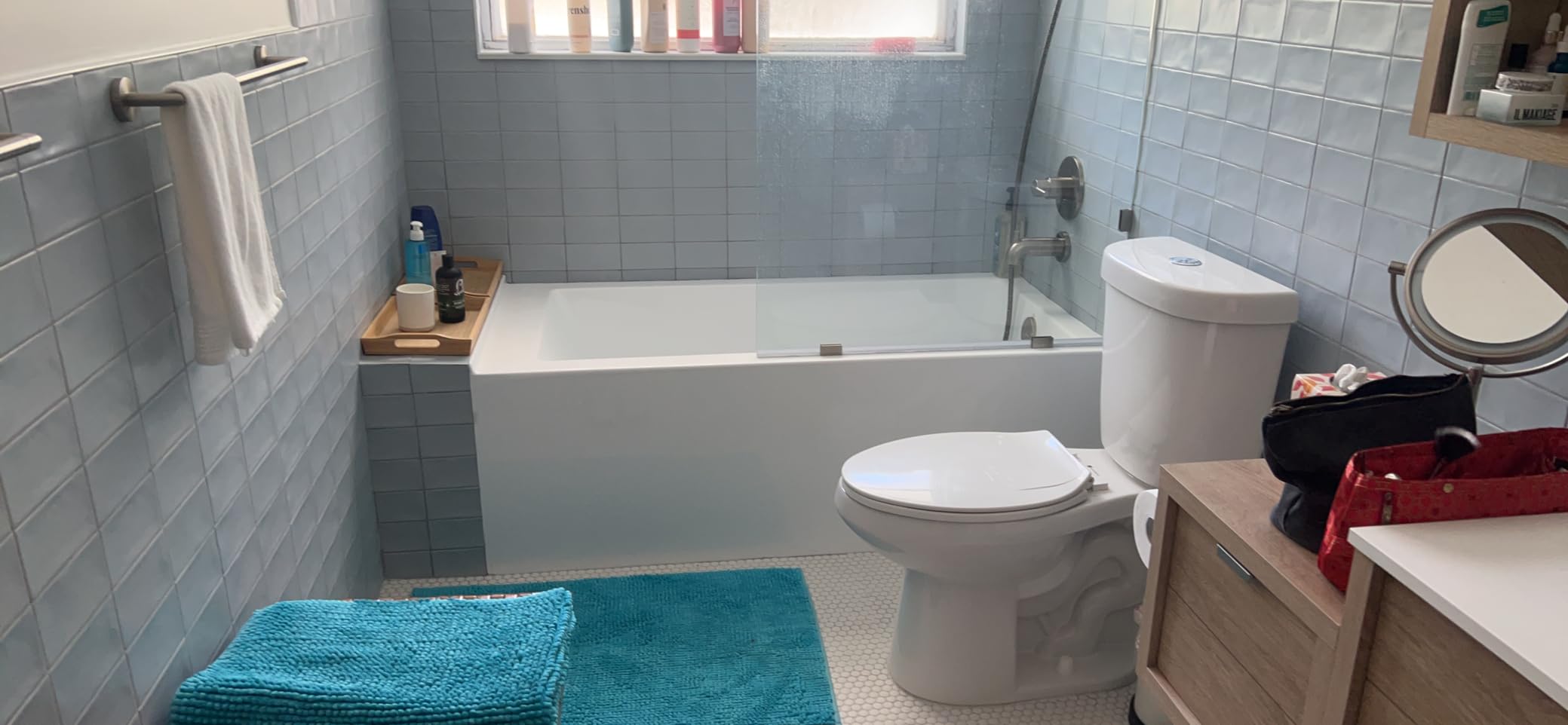 KINGSTON BRASS VTDE603122R 60-Inch Contemporary Alcove Acrylic Bathtub with Right Hand Drain and Overflow Holes, White customer photo 1