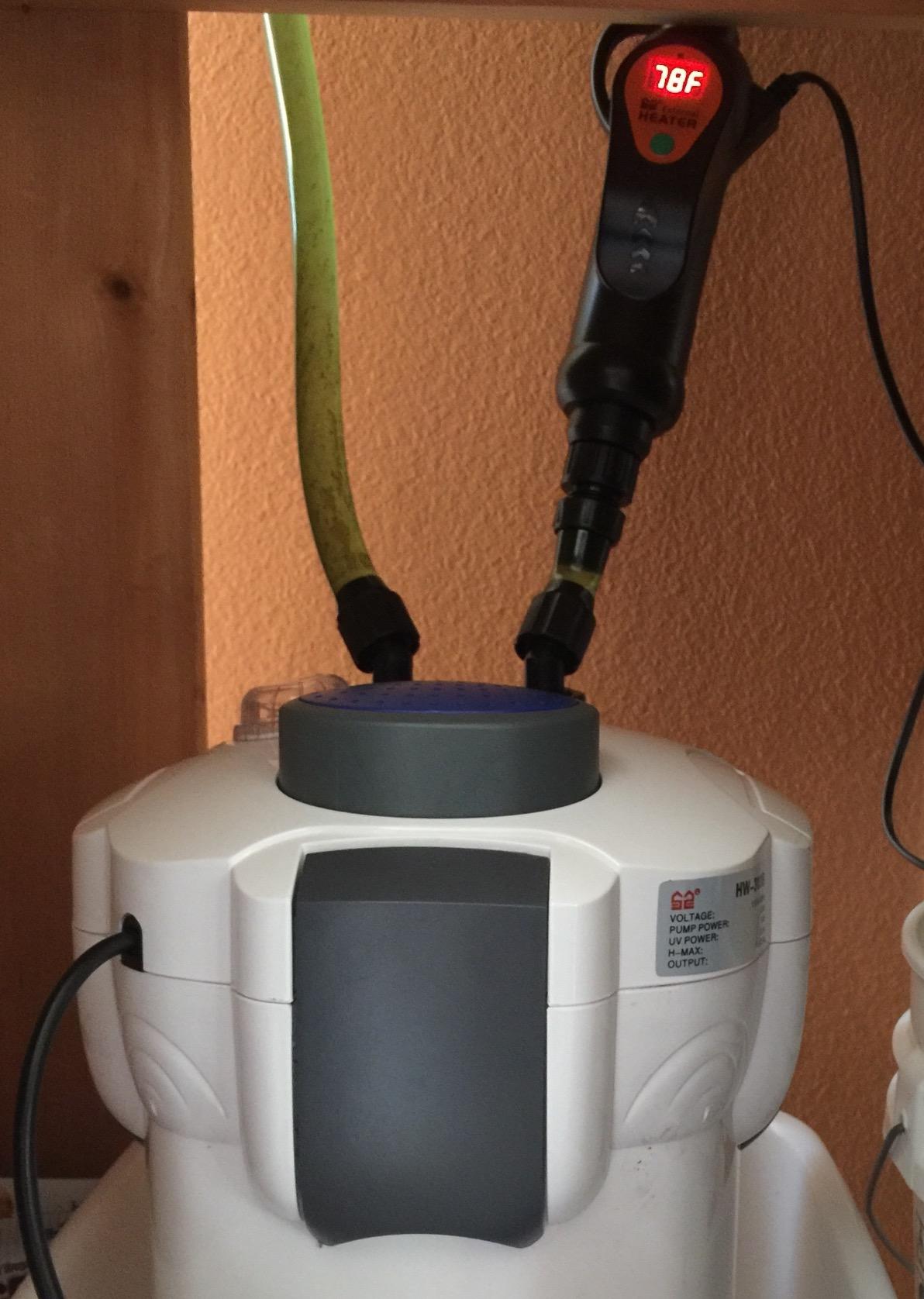 SunSun Hw303B 370GPH Pro Canister Filter Kit with 9-watt UV Sterilizer customer photo 2