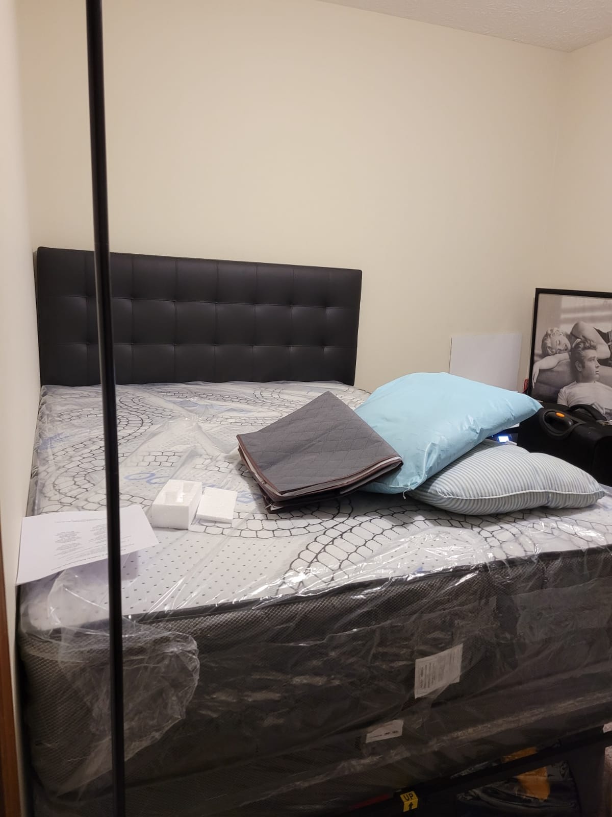 Modway Lily Tufted Faux Leather Upholstered Full Headboard in White customer photo 1