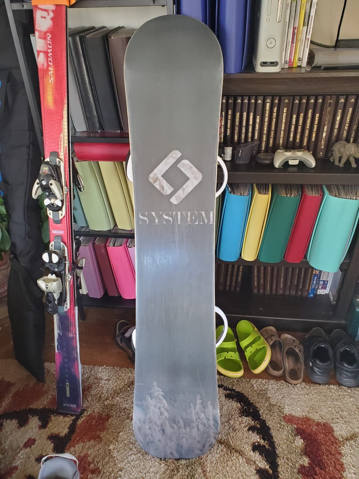 System MTN Snowboard with Summit Bindings Men's Snowboard Package… customer photo 1