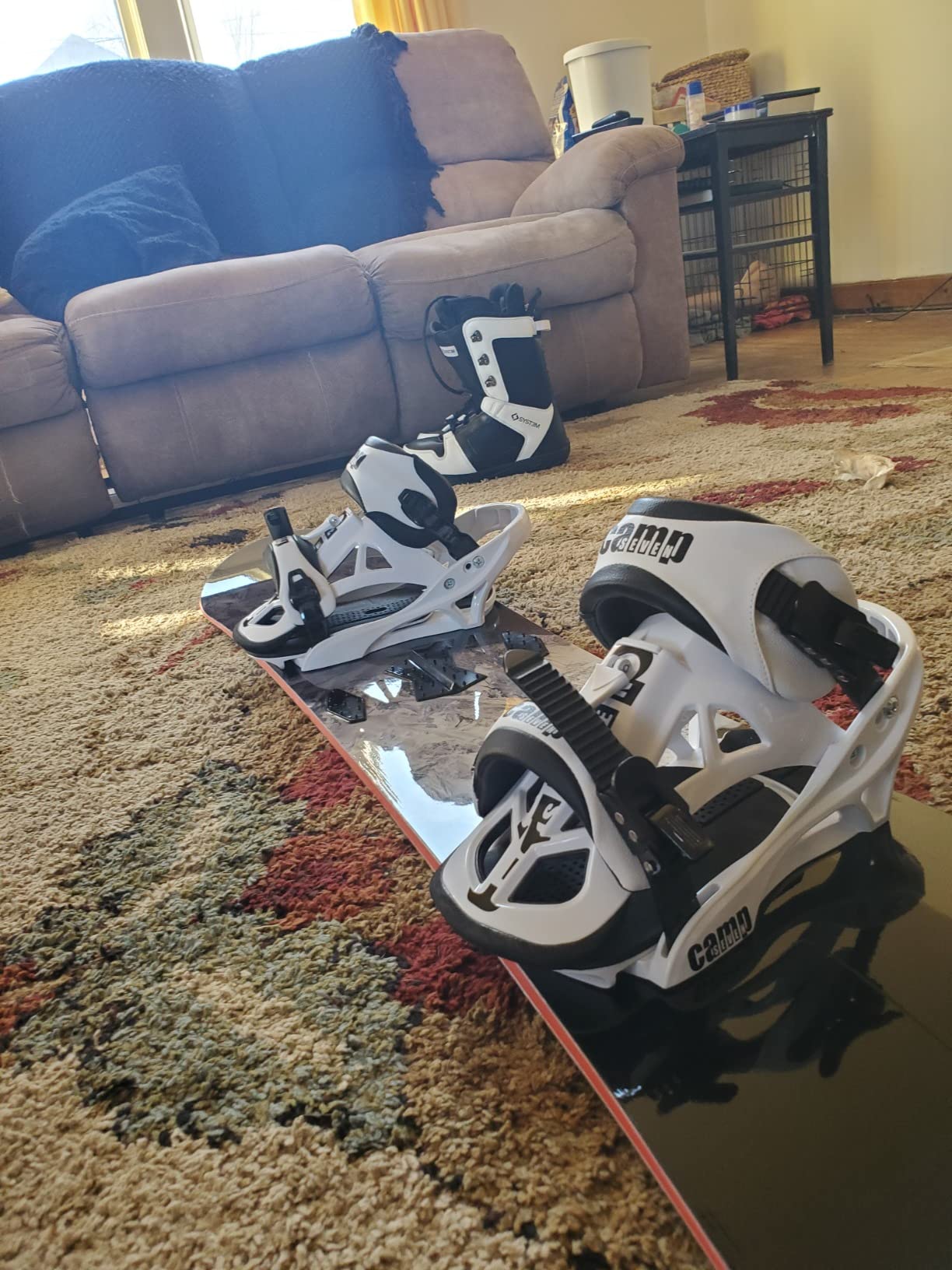 System MTN Snowboard with Summit Bindings Men's Snowboard Package… customer photo 2