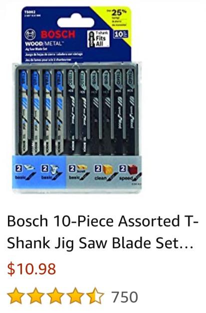 BLACK+DECKER Jig Saw, 5-Amp, 3,000 Blade Speed, 45 Degree Beveled Cuts, ¾-Inch Orbital Blade, 4 Curve Settings, Corded (BDEJS600C) customer photo 2