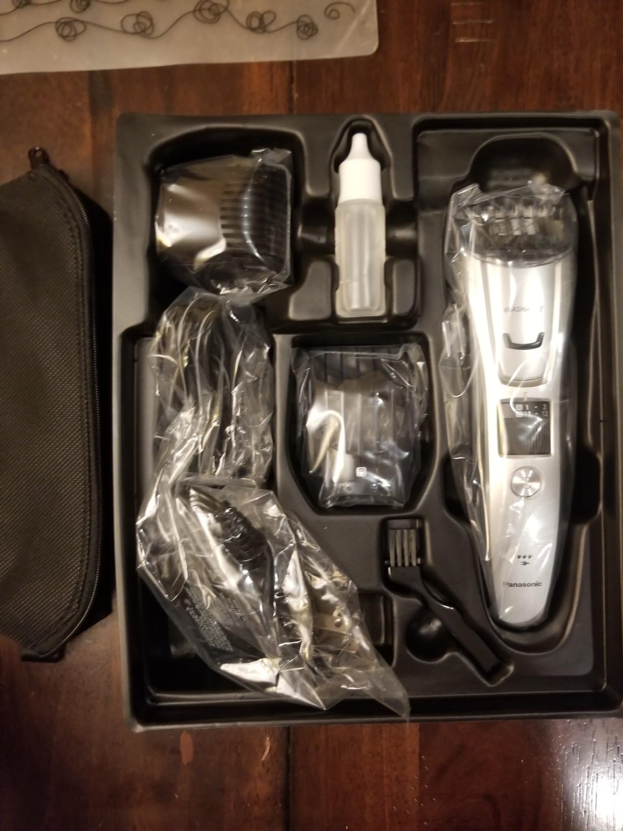 Panasonic Multi-Groomer Electric Beard Trimmer for Men, Men's Trimmer for Beard, Hair and Body, 39 Trim Length Settings with 3 Attachments, Corded/Cordless Operation - ER-GB80-S (Silver) customer photo 1