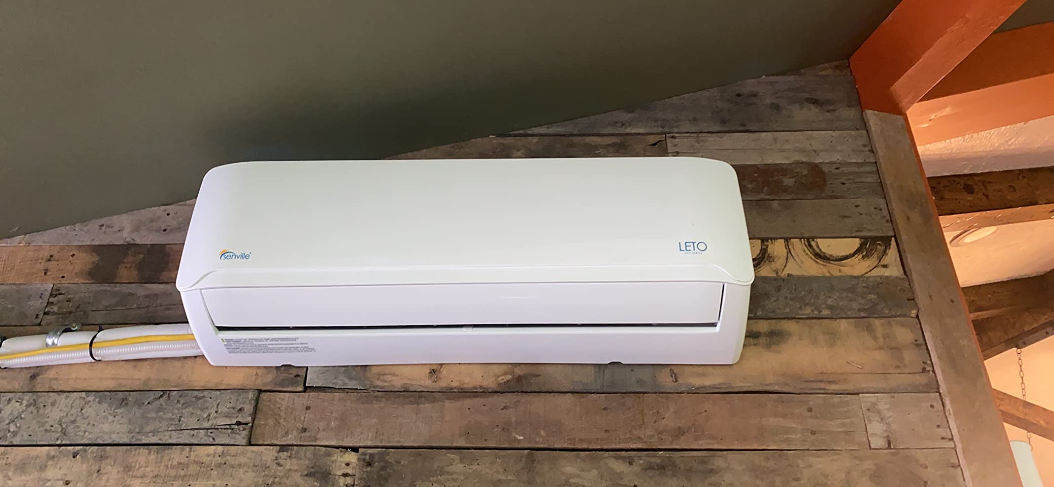 Senville LETO Mini Split Air Conditioner, Heat Pump, White, 18000 BTU customer photo 2