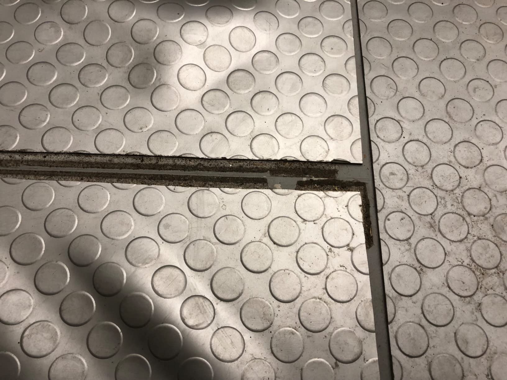 Rubber-Cal Coin Grip Metallic PVC Flooring customer photo 2