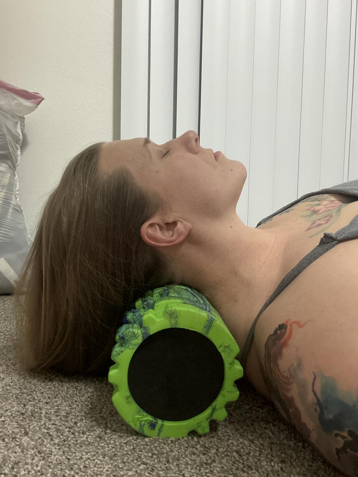 321 STRONG Patented 3-Zone Massage Roller, Medium Density for Exercise - Releases Muscle Adhesions customer photo 2