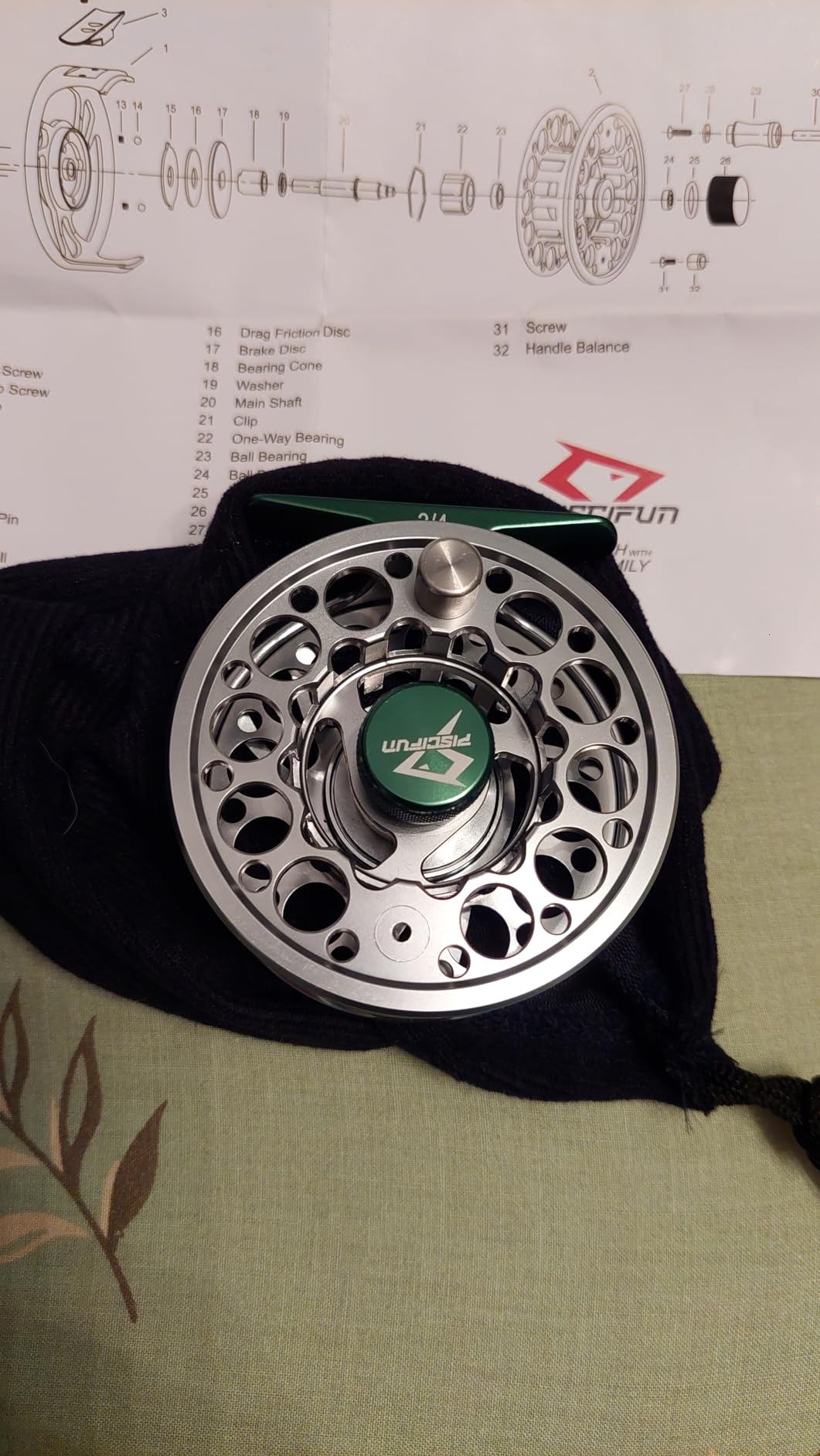 Piscifun Sword Fly Fishing Reel, CNC-Machined Aluminum Alloy Fly Reel customer photo 1